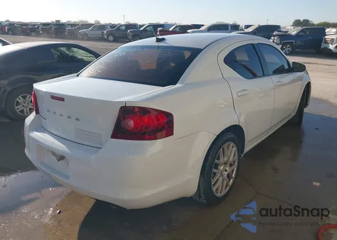 2013 Dodge Avenger Se V6 from USA, damaged, VIN 1C3CDZAG0DN750965
